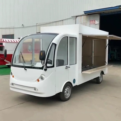 Carro de comida al aire libre eléctrico móvil comida rápida aperitivos restauración autobús camión boutique