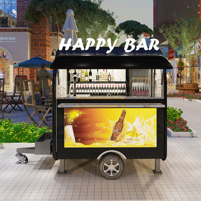 2022 Electric Mobile Iced Fresh Beer Wine Cocktail Drink Bar Van Trailer para los clientes