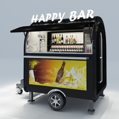 2022 Electric Mobile Iced Fresh Beer Wine Cocktail Drink Bar Van Trailer para los clientes