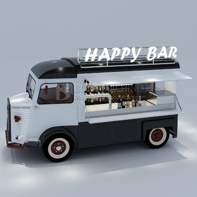 Fuente de alimentación externa eléctrica móvil bar de bebidas de coctelería de vino camioneta de remolque carro