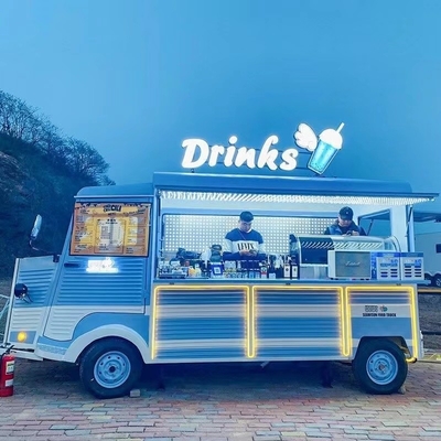 Fuente de alimentación externa eléctrica móvil bar de bebidas de coctelería de vino camioneta de remolque carro