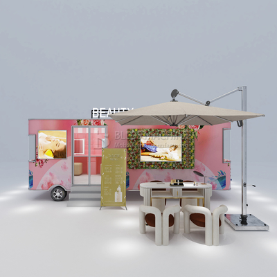 Salón de belleza eléctrico móvil Cosmetología Cuidado de la piel SPA Furgoneta Remolque 2022 Outlet