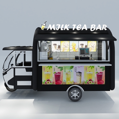 Triciclo de barras de leche y té 2022 Triciclo eléctrico para equipos de maquinaria completos en Outlet
