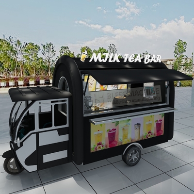 Triciclo de barras de leche y té 2022 Triciclo eléctrico para equipos de maquinaria completos en Outlet