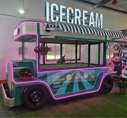 Personalizado para el año 2022 helado multifuncional bebida fría café té lechoso remolque furgoneta