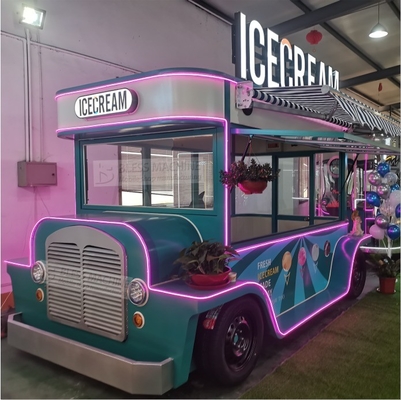 Personalizado para el año 2022 helado multifuncional bebida fría café té lechoso remolque furgoneta