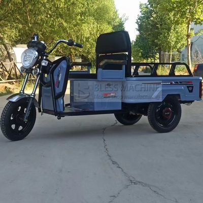 Triciclo de motocicleta eléctrica polivalente con garantía comercial y acero galvanizado