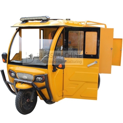 2022 Vehículo eléctrico móvil de lavado de automóviles Triciclo Pedicab Tres ruedas con garantía comercial