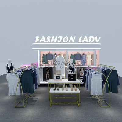 Largo personalizado 1500kg Vehículos móviles de ropa para mujer Vehículos de lujo Vehículos de lujo Vehículos de lujo