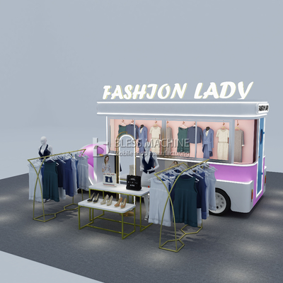 Largo personalizado 1500kg Vehículos móviles de ropa para mujer Vehículos de lujo Vehículos de lujo Vehículos de lujo