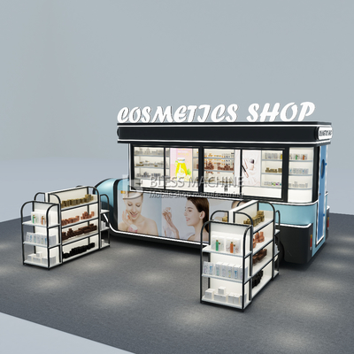 2023 Cosméticos eléctricos móviles personalizados Productos de maquillaje Cuidado de la piel Cartón de remolque boutique