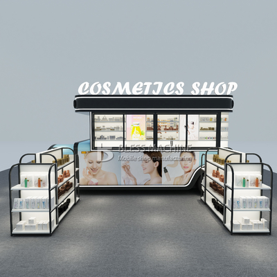 2023 Cosméticos eléctricos móviles personalizados Productos de maquillaje Cuidado de la piel Cartón de remolque boutique