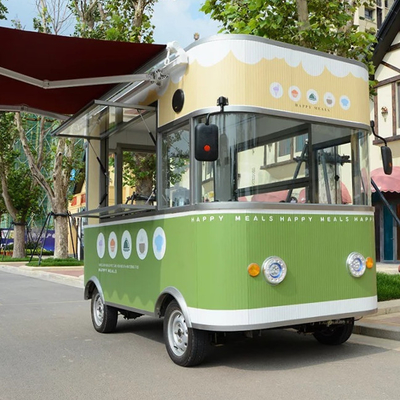Camioneta móvil eléctrica de comida rápida y bebidas de restauración de camioneta de quiosco para necesidades en movimiento