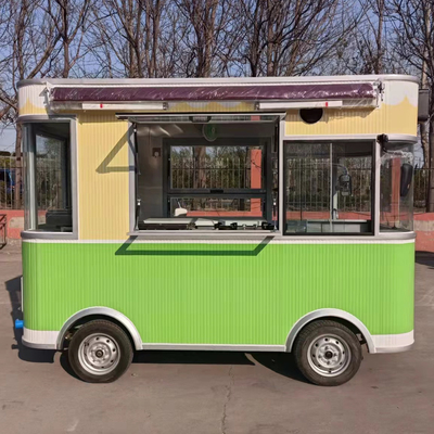 Camioneta móvil eléctrica de comida rápida y bebidas de restauración de camioneta de quiosco para necesidades en movimiento