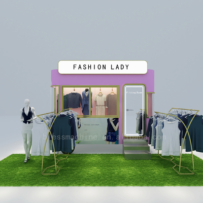 Tienda móvil comercial 2022 Dama de moda eléctrica Jura camión de ropa para ventas de ropa