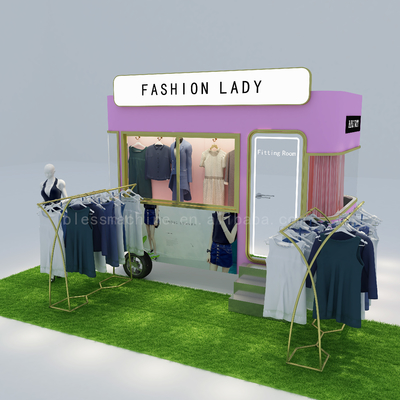 Tienda móvil comercial 2022 Dama de moda eléctrica Jura camión de ropa para ventas de ropa