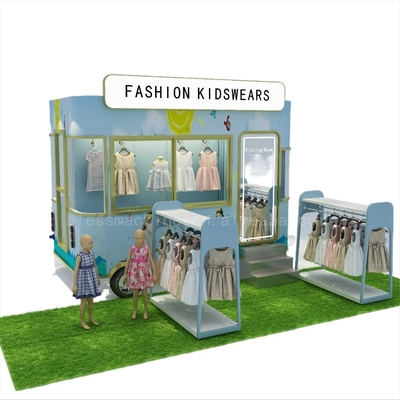 2022 Electric Mobile Fashion Camión de ropa infantil para ventas de ropa Conveniente