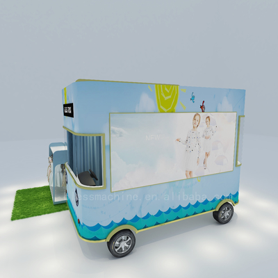 2022 Electric Mobile Fashion Camión de ropa infantil para ventas de ropa Conveniente