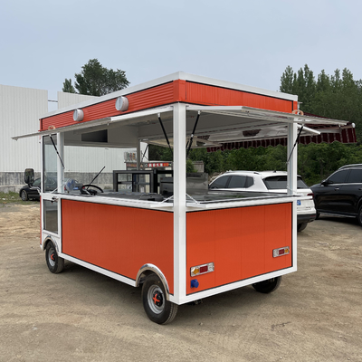 Paquete de baterías multipropósito Comida rápida Snack Catering Carreta de camiones para el comercio minorista de productos básicos