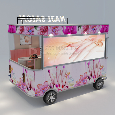 2022 Outlet Cosmetología Peinado Manicura eléctrica Móvil Salón de belleza Camión