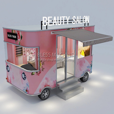 40 kilómetros por hora Salón de belleza eléctrico móvil Cosmetología Cuidado de la piel SPA furgoneta camión remolque