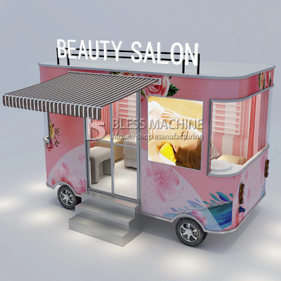 40 kilómetros por hora Salón de belleza eléctrico móvil Cosmetología Cuidado de la piel SPA furgoneta camión remolque