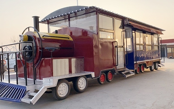 Trenes de estilo paisaje camión de comida trike de comida móvil para la seguridad comercial y ventas al aire libre