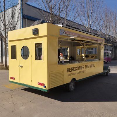 Camión eléctrico móvil para comida rápida aperitivos helados y bebidas más práctico