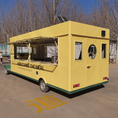 Camión eléctrico móvil para comida rápida aperitivos helados y bebidas más práctico