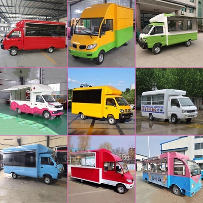 El camión eléctrico móvil multipropósito es perfecto para los minoristas que necesitan comida rápida