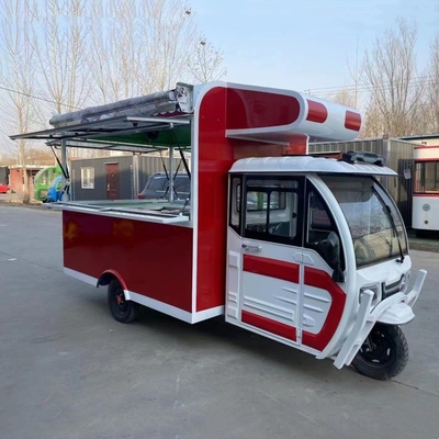 Triciclo eléctrico móvil multipropósito para comida rápida, bocadillos y bebidas Outlet 2023