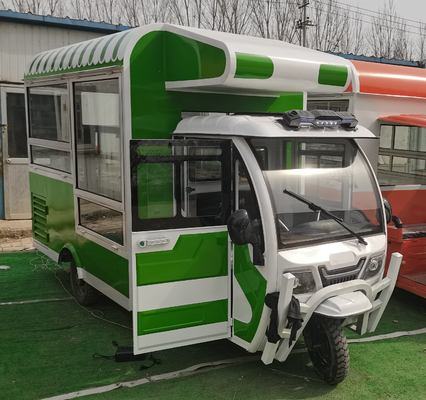 Triciclo eléctrico móvil multipropósito para comida rápida, bocadillos y bebidas Outlet 2023