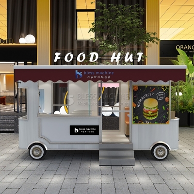 2023 Alimentos eléctricos móviles Comercio minorista de mercancías Tienda Boutique Furgoneta de camión Carruaje de remolque