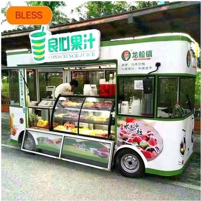 Carrito de comida eléctrico con 3500w de potencia y tamaño personalizable de 3200 * 1600 * 2350mm
