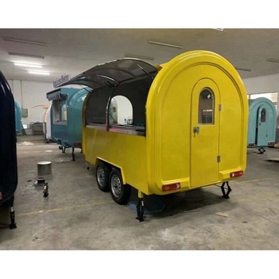 3500W y carro de perritos calientes de pueblo doméstico personalizable con quiosco de venta de comida de la calle de Fryer