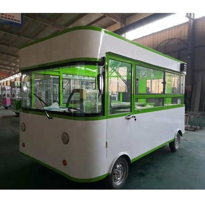 Multifunción 2000w Cuatro ruedas eléctricas hamburguesas Snack coche para comercio