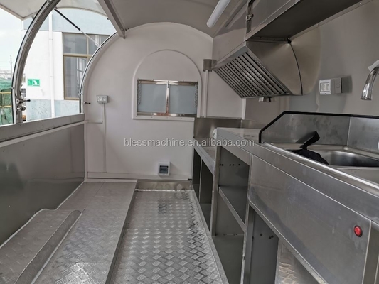Multifunción 2000w Cuatro ruedas eléctricas hamburguesas Snack coche para comercio