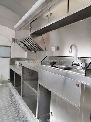 Camión de comida eléctrico multifuncional de cuatro ruedas para bebidas frías Té de leche y helados