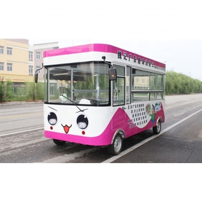 Camioneta de comida china con energía eléctrica