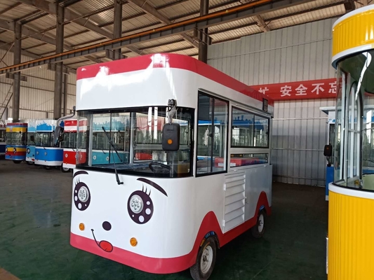 Camioneta de comida china con energía eléctrica
