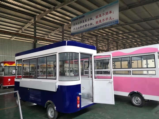 Camioneta de comida china con energía eléctrica