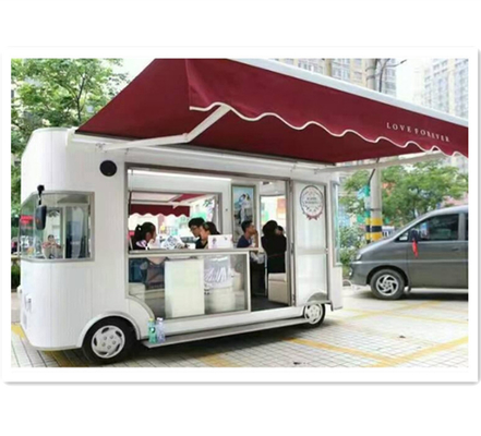 Trailer de camión de alimentos de capacidad 2022 con diseño multifuncional y de acero inoxidable