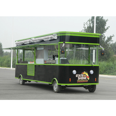 Camión de comida eléctrico familiar con súper rendimiento hecho de acero inoxidable 304