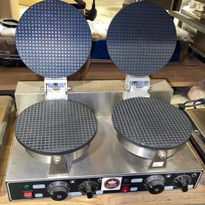 Máquina de Waffle de Super Rendimiento para el Mercado Minorista con 1400w de potencia y baja inversión
