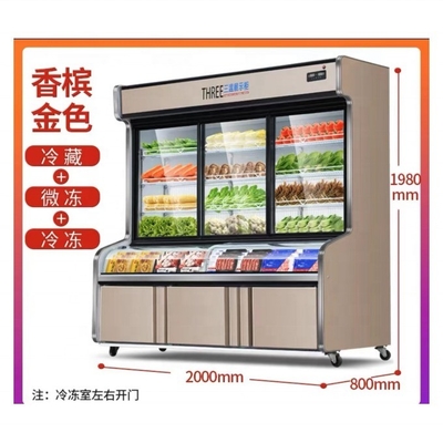 R404a Refrigerante y congelador de superperformance de 10 grados con baja inversión