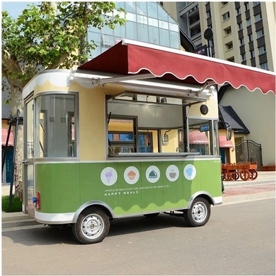 85 Km de Larga Distancia Económico y Práctico Ice Cream Camión de Alimentos Móviles para el Mercado 2022