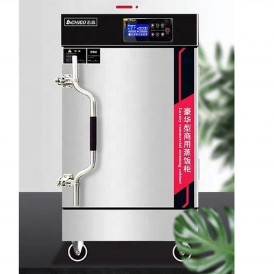 Normas de higiene de los alimentos harina de arroz bollo al vapor máquina de fabricación de la garantía 680 * 520 * 950mm