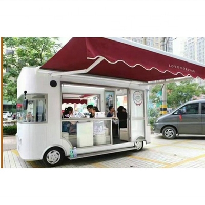 Trailer de camión de alimentos de acero inoxidable de fibra de vidrio BLS-125A Potencia personalizada