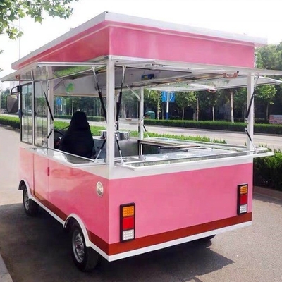 Trailer de camión de alimentos de acero inoxidable de fibra de vidrio BLS-125A Potencia personalizada