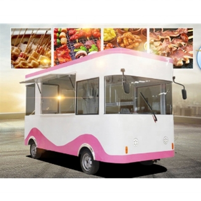 Trailer de camión de alimentos de acero inoxidable de fibra de vidrio BLS-125A Potencia personalizada
